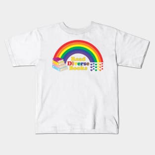 Read Diverse Books Rainbow Love Kids T-Shirt